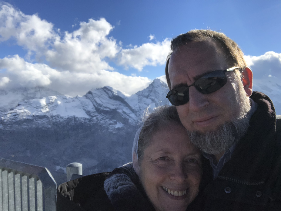 Jeff and Glenna Bayer at Schilthorn